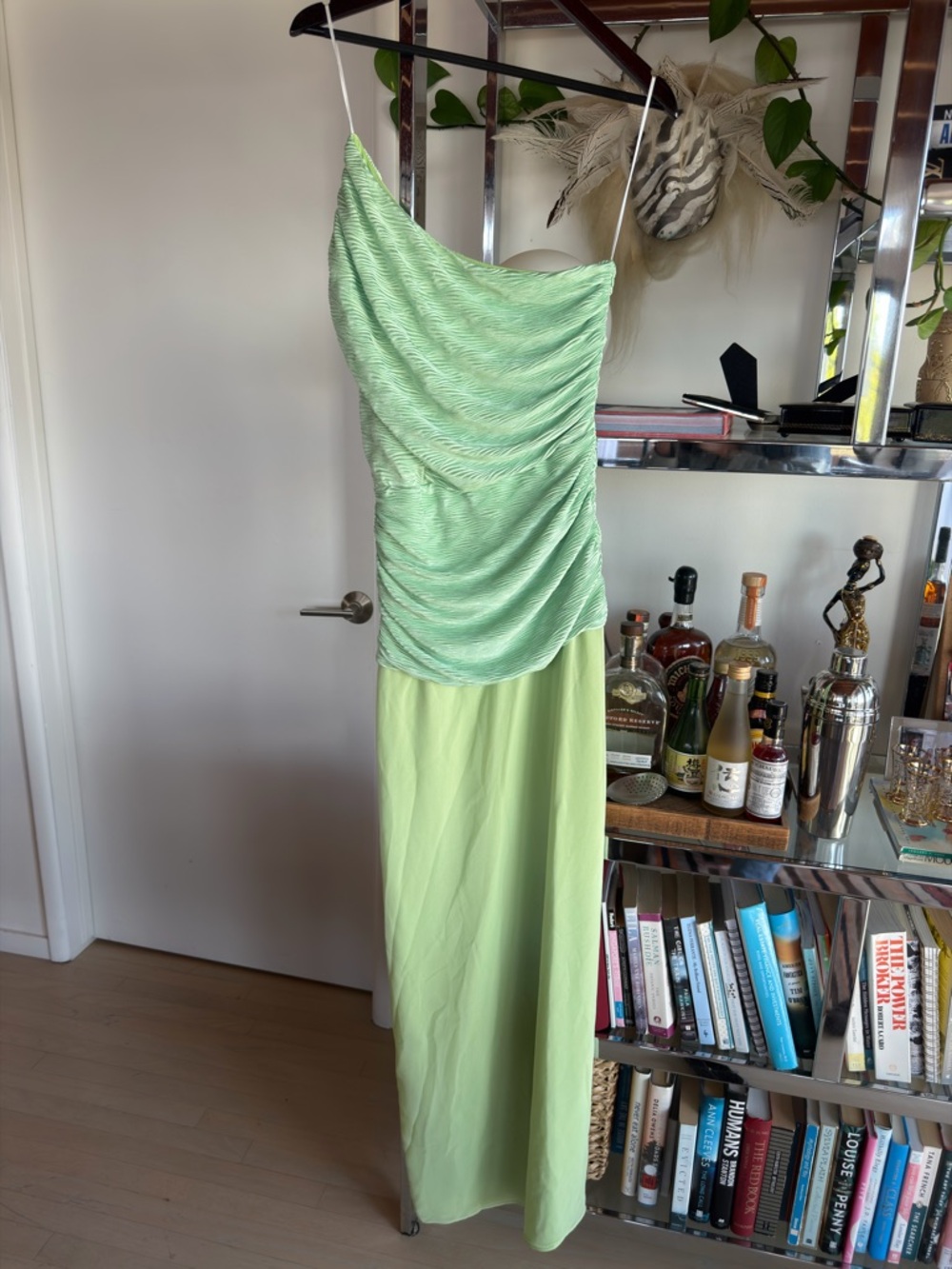 NWT green Alice Dress Lady Pipa